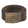 Canvas Belt Deerhunter – pasek materiałowy elastyczny 4 cm
