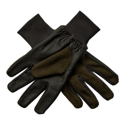 Fleece Gloves with Leather – rękawice polarowe ze skórą