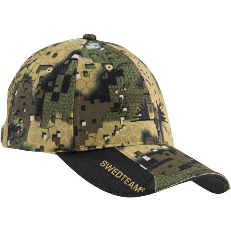 Swedteam Ridge Cap Desolve Veil – lekka czapka z kamuflażem do polowania
