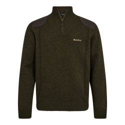 Finley ½-Zip Knit – sweter myśliwski lambswool