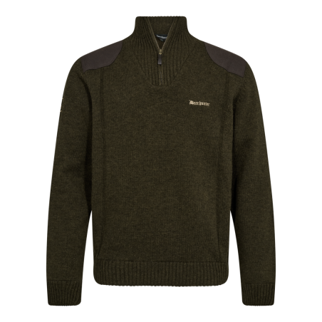 Finley ½-Zip Knit – sweter myśliwski lambswool
