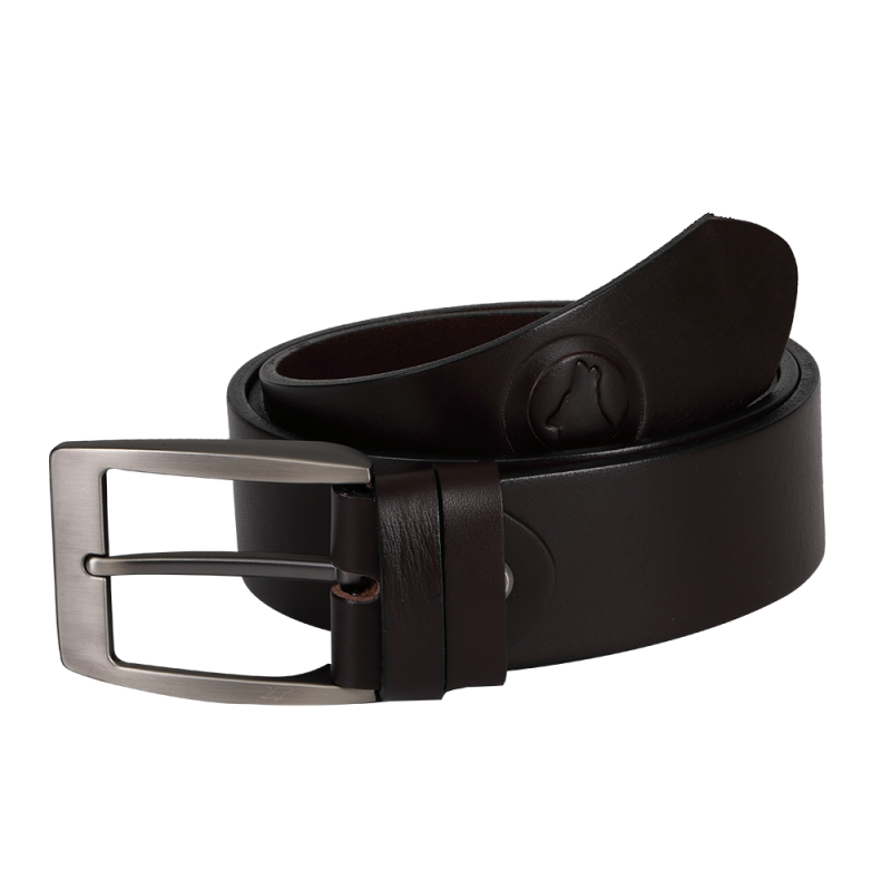 Pasek do spodni COMFORT – skórzany pasek brązowy 3,8 cm