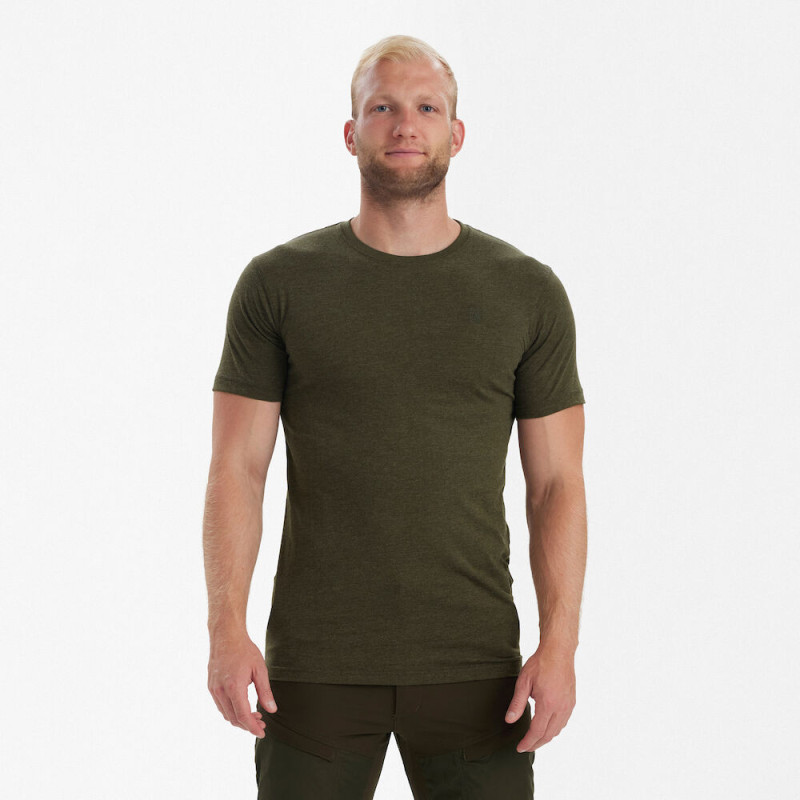 Deerhunter Basic 2-pack T-Shirt – zestaw lekkich koszulek melange