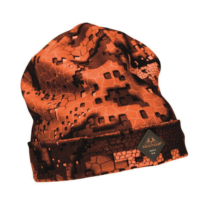 Ridge Beanie – lekka czapka polarowa DESOLVE® Veil / Fire