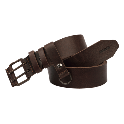 Pasek do spodni COMFORT – skórzany pasek brązowy 3,8 cm